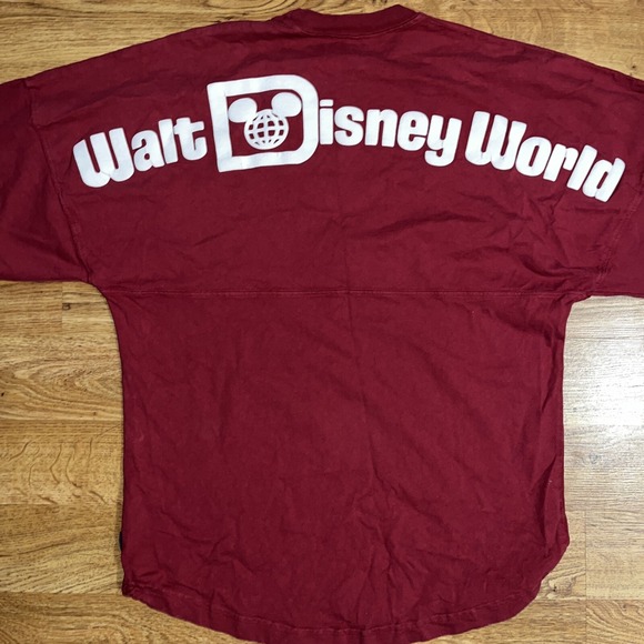 DISNEY SPIRIT JERSEY unisex red Walt Disney World spirit jersey SZ XSmall - Picture 7 of 7
